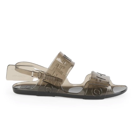 jelly sandals off white